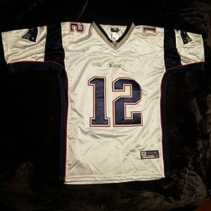 Women's White Reebok Tom Brady Jersey